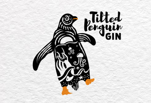 Tilted Penguin Gin